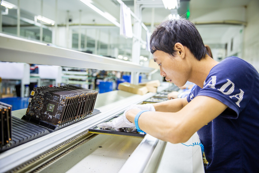 Shenzhen Tengyatong Electronic Co., Ltd. fabrikant productielijn