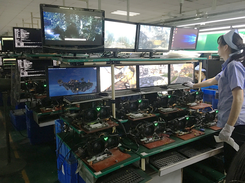 Shenzhen Tengyatong Electronic Co., Ltd. fabrikant productielijn