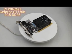 PCWINAMX GeForce GT 730K 4GB DDR5 64-bits Low Profile GPU VGA, HD, DVI-uitgangen voor compacte builds