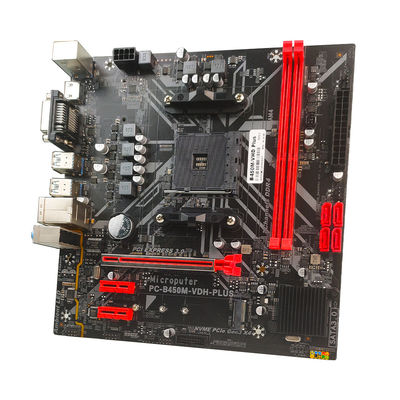 PCWINMAX B450M Plus Socket AM4 Moederbord Micro ATX DDR4 M.2 HD VGA Uitgang B450 Chipset Hoofdbord