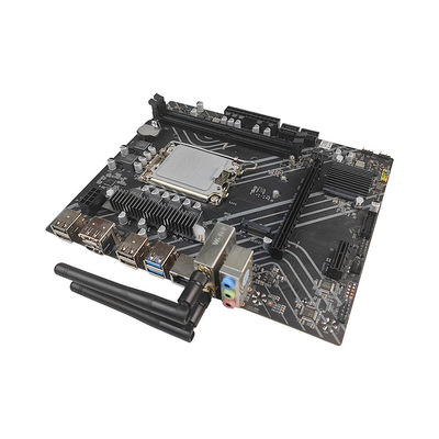 PCWINMAX H610 Wifi DDR4 Socket LGA1700 PCIe 4 SATA 6Gb/s M.2 mATX Moederbord voor 12e 13e 14e Gen Intel Core i3 i5 i7