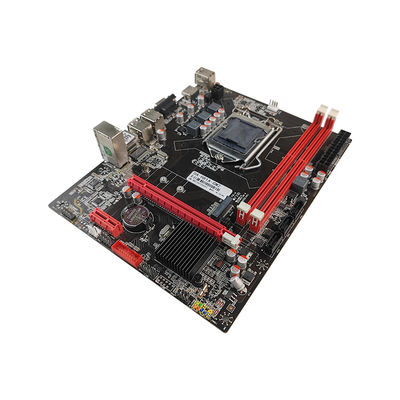 PCWINMAX H81 Chipset LGA1150 Micro ATX Moederbord Ondersteunt 4e Generatie CPU i3/i5/i7 DDR3 1333/1600MHz Dual Channel Max 16GB Stabiel OEM Moederbord voor Kantoor/Zakelijke PC