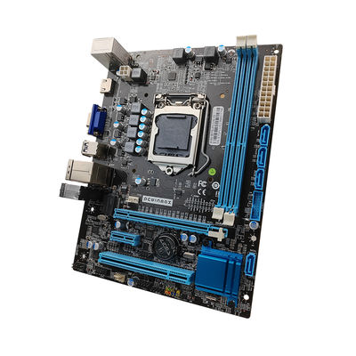 PCWINMAX B75 LGA1155 Micro ATX Moederbord Ondersteuning 3e/2e Generatie Core i3/i5/i7 CPU DDR3 Dual Channel SATA 3.0 USB 3.0 Stabiel OEM Moederbord voor Zakelijke/Kantoor PC