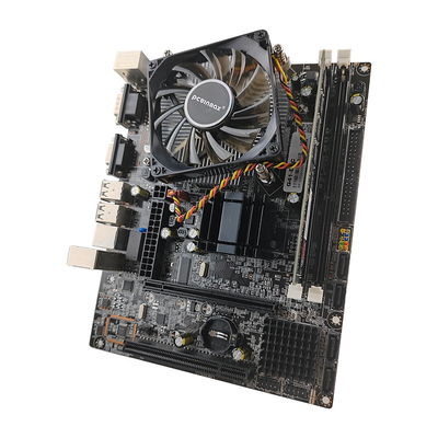 PCWINMAX Original Desktop Mainboard Kit G41 LGA775 Moederbord met 4 GB DDR3 RAM E5 CPU en Fan