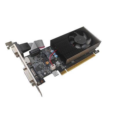 PCWINMAX GeForce GT 610 1GB GDDR3 64-bit Low Profile Grafische Kaart, Enkele Ventilator PCIe GPU voor Desktop PC & Multi Display, OEM ODM Groothandel