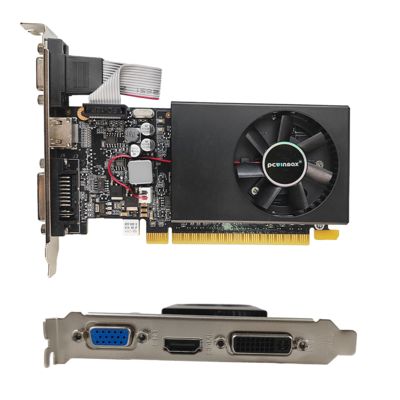 PCWINMAX Originele GT 705 2GB GDDR3 64-bit Low Profile Grafische Kaart VGA+DVI+HD Drievoudige Poort voor Kantoor Thuis Desktop PC OEM/ODM Groothandel
