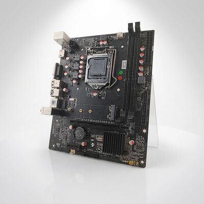 PCWINMAX-moederbord B75 LGA1155 MATX DDR3 tot 16 GB M.2 SATA3 HD VGA-poorten Desktopbord voor Office PC & Business Systems